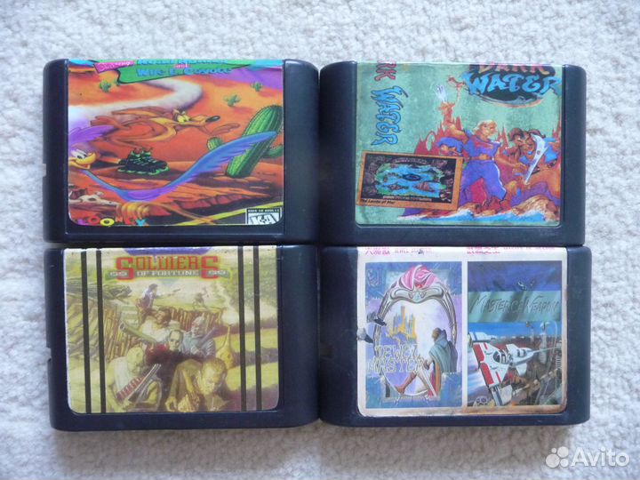 Картриджи sega