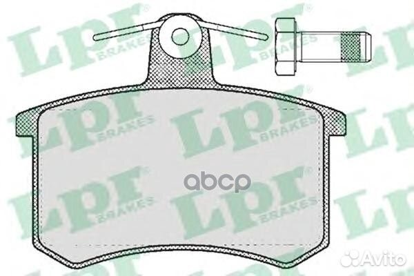 Колодки торм. дисковые 05p215 Lpr