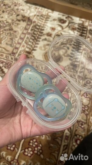 Пустышки avent 0-6месяц