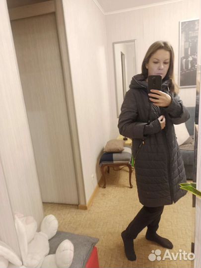 Пальто демисезонное стеганое женское