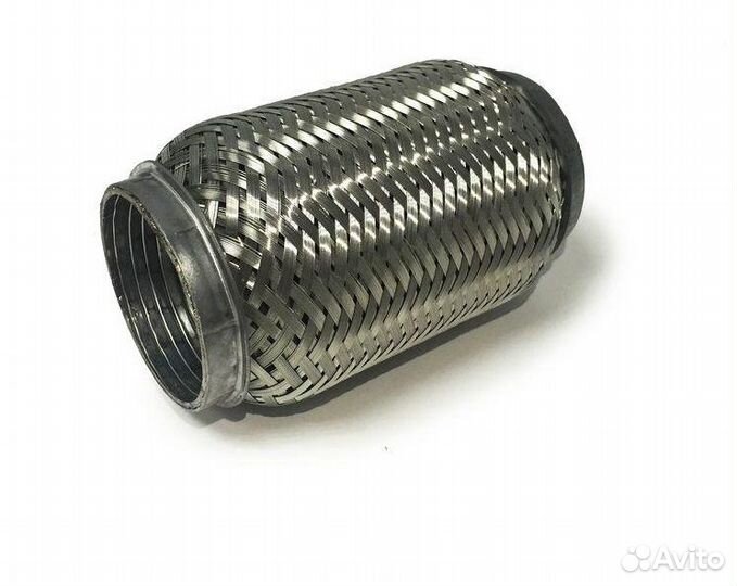 Гофра выпускная 63мм - длина 75мм interlock