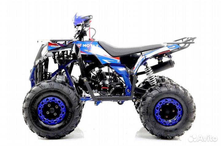 Квадроцикл детский 125 кубов Grizlik A125 синий