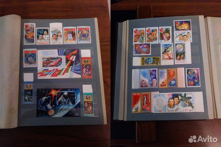 Альбом с марками СССР. Космос