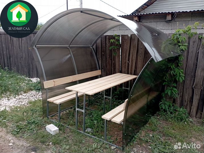 Беседка из поликарбоната