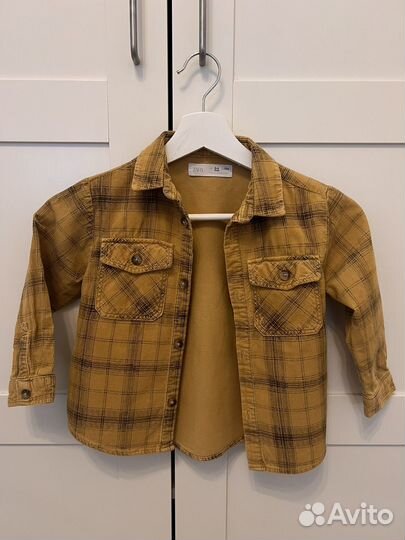 Комплект детский: рубашка zara и джинсы Gulliver