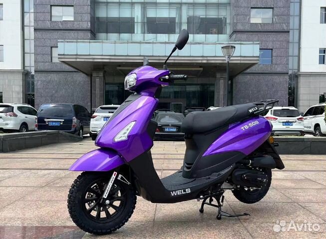 Скутер Wels XG 50(80)сс фиолетовый