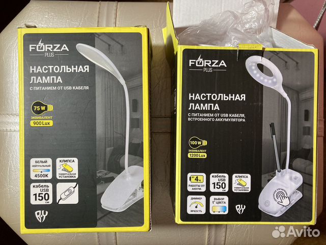 Лампы настольные новые