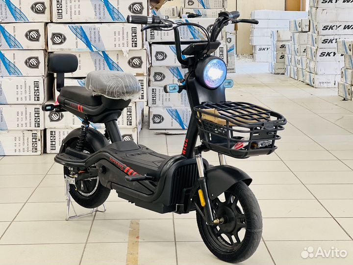 Электроскутер новый электровелосипед