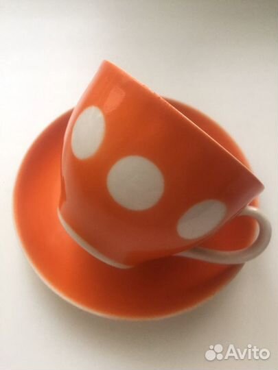 Чайная пара Прокопьевский фарфоровый завод