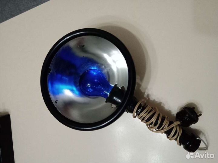 Синяя лампа для прогревания СССР