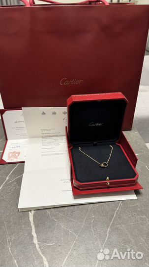 Подвеска кулон Cartier Love Necklace rose gold