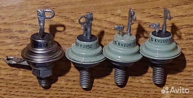 Тиристоры, стабилитроны, диоды СССР, светодиод