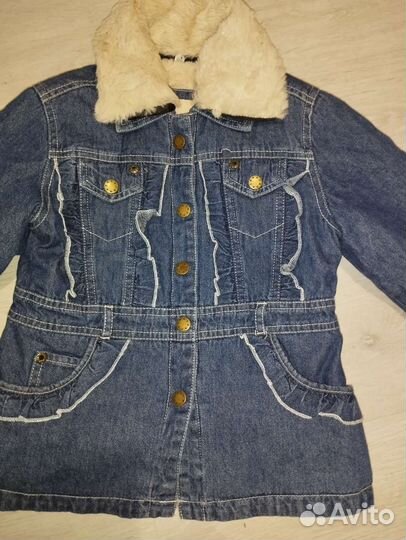 Джинсовая куртка zara 116