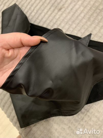 Косынка женская кожаная