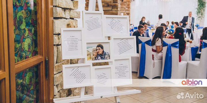 Банты и ленты синие на стулья продажа