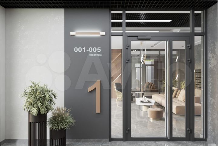 1-к. квартира, 45,3 м², 12/12 эт.