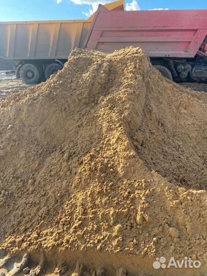 Песок карьерный с доставкой