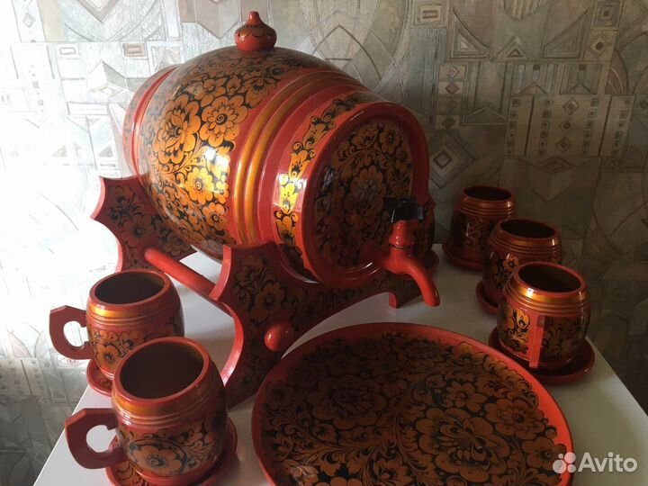 Пивной набор хохлома посуда