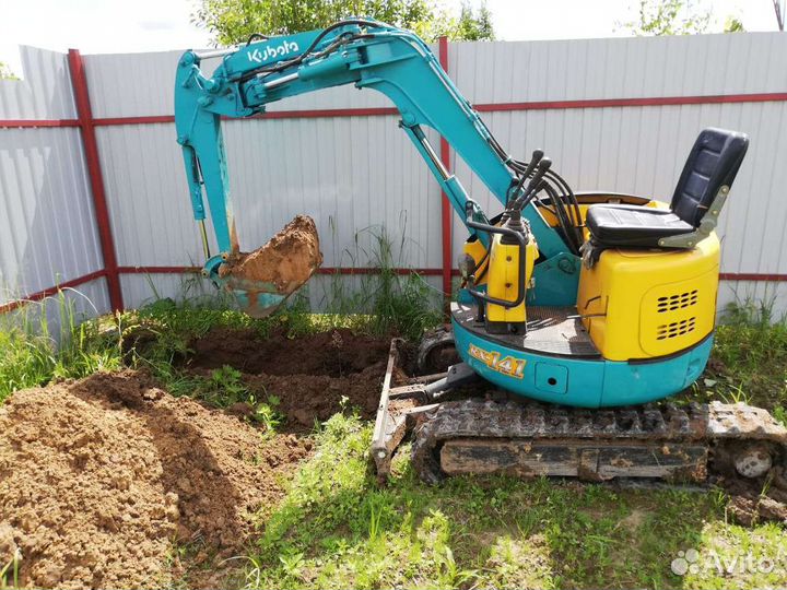 Услуги мини экскаватора