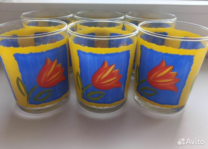 Стеклянные стаканы