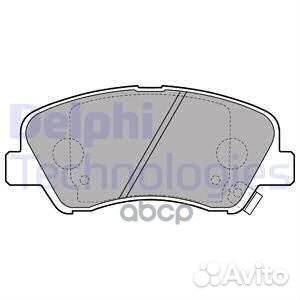 Колодки тормозные дисковые перед LP2497 Delphi