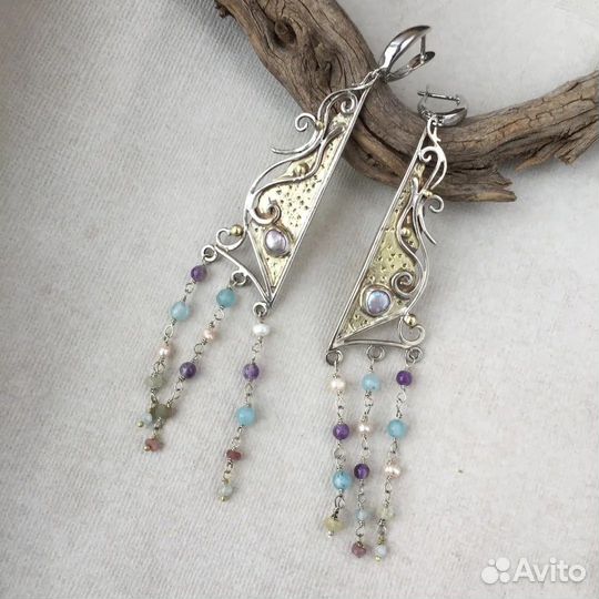 Серьги с жемчугом