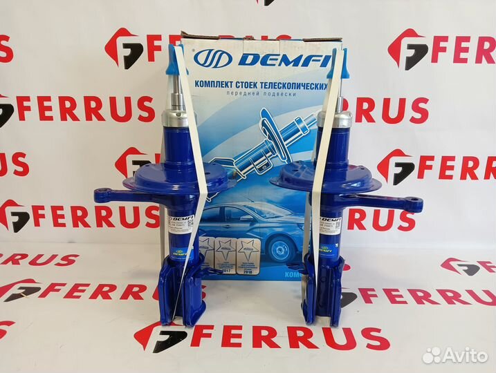 Стойки 2шт газ масло Калина (бочка) demfi Комфорт