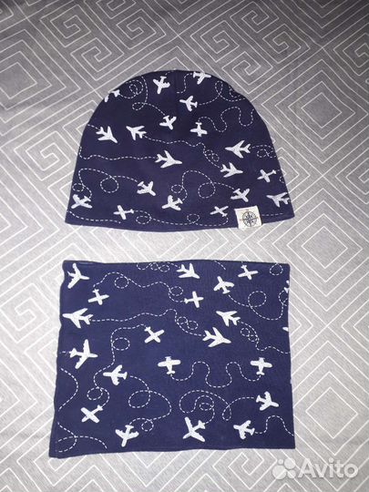 Шапка и снуд р.48 трикотаж