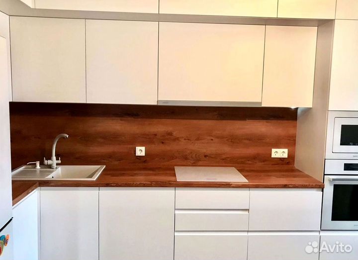 Угловая кухня с мдф фасадами