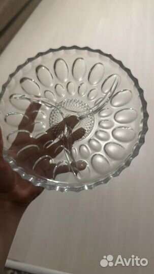 Хрустальная менажница