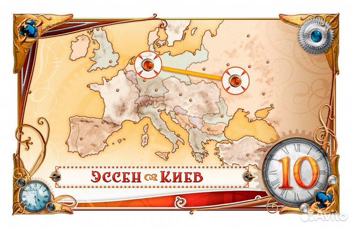 Настольная игра Ticket to Ride. Европа: 1912