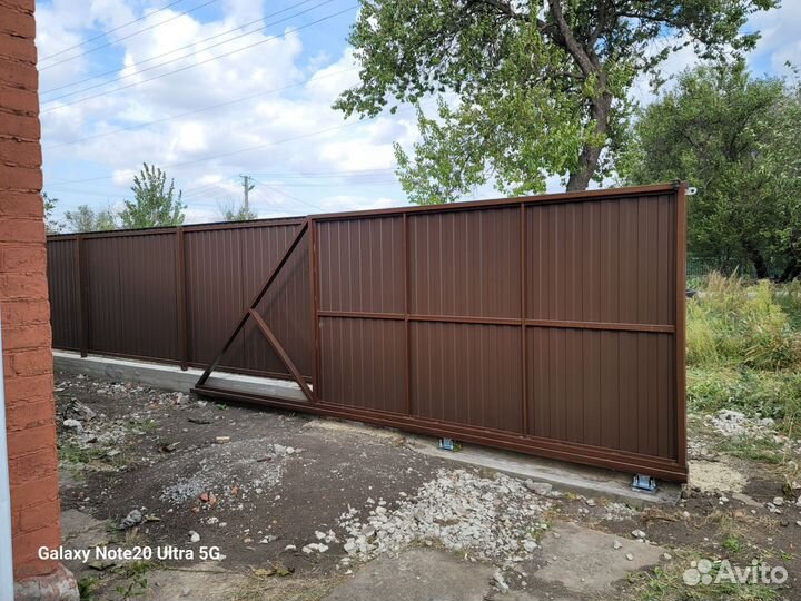 Установка заборов