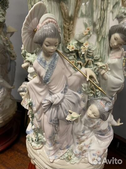 Парные Вазы Lladro, коллекционные