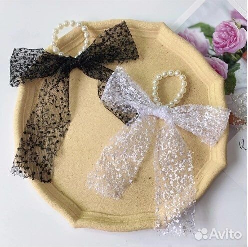 Подарочный набор Жемчужная кружевная резинка