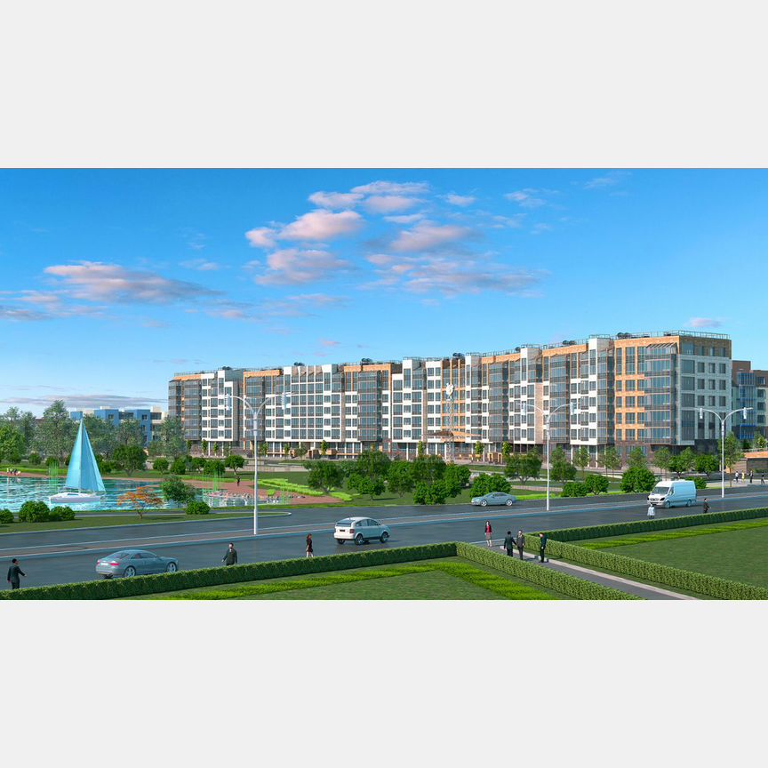 1-к. квартира, 40,3 м², 2/7 эт.