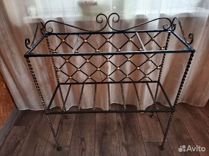 Дровница кованная