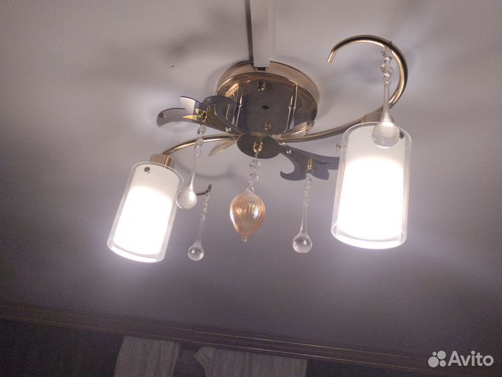 Люстра потолочная бу