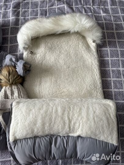 Зимний конверт в коляску