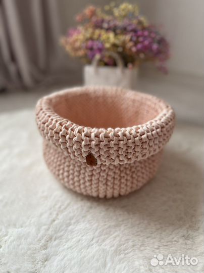 Корзина плетеная для хранения