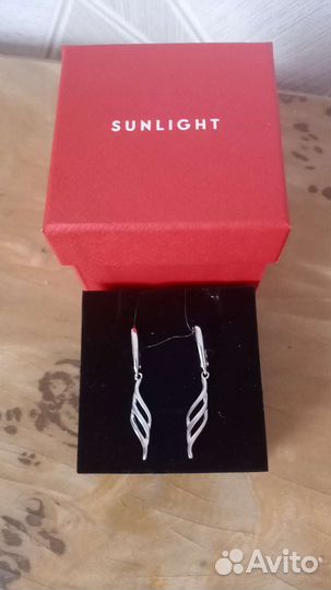 Серьги серебро 925 пробы