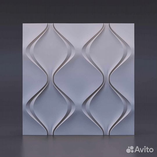 Гипсовая 3D панель 