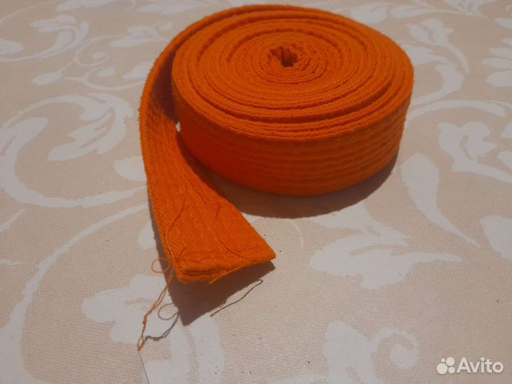 Оранжевый пояс по карате