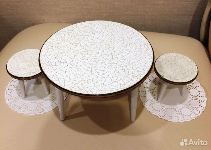 Набор игрушечной кухонной мебели СССР