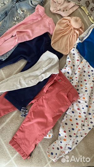 Детские вещи пакетом 68 74 на девочку