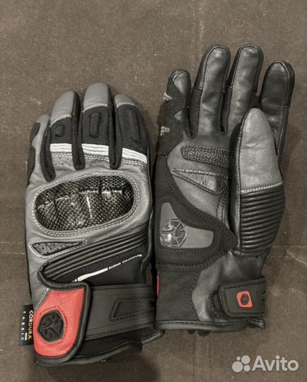 Мотоперчатки L по факту M