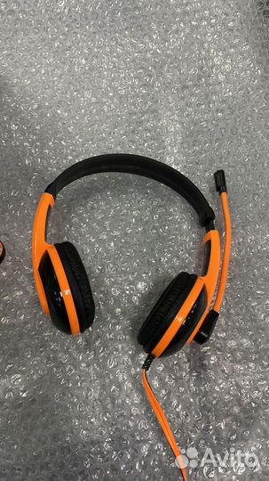 Гарнитура Defender Warhead G-120 Black/Orange