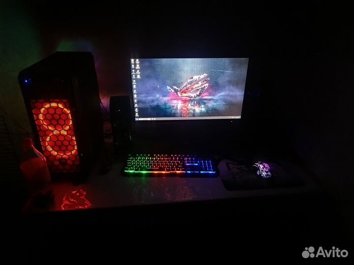 Мощный игровой компьютер полный комплект