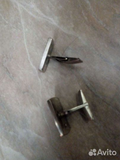 Запонки и зажим для галстука