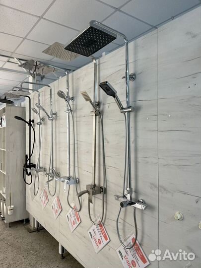 Смесители душевые системы в наличии