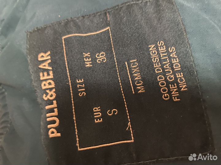 Мужская зимняя парка pull bear